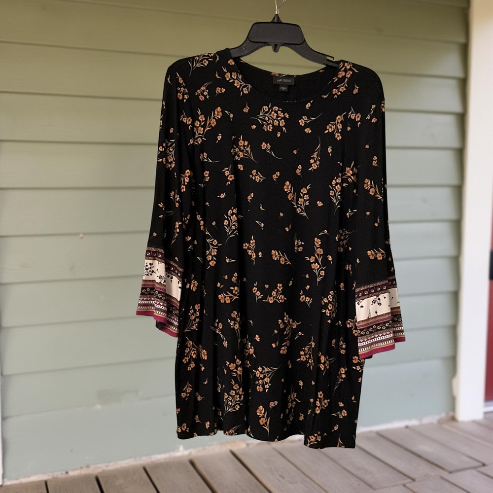 J. Jill Wearever Collection Black Top